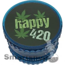 Plastic grinder with cap